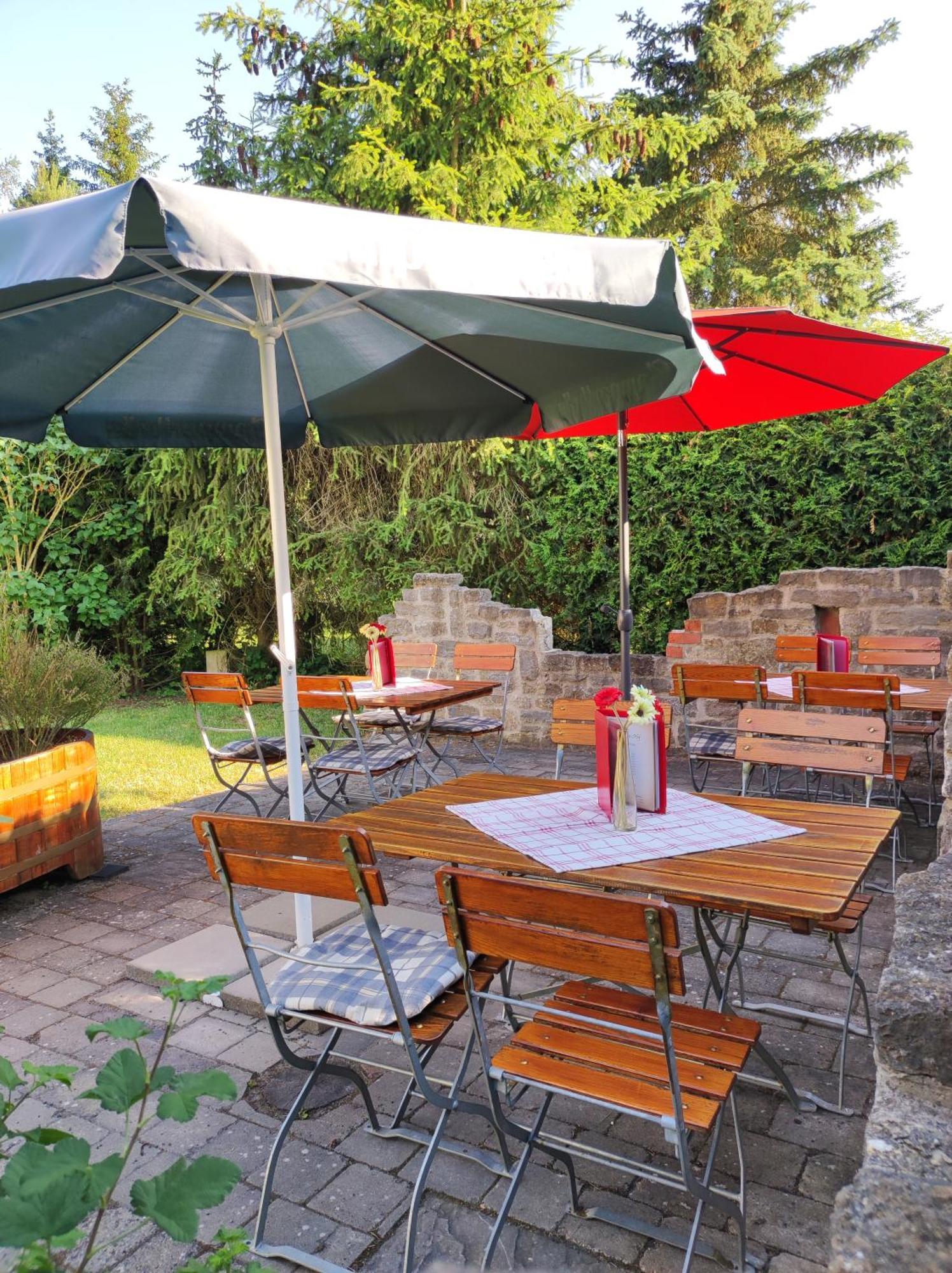 Cafe Im Hof- Bed & Breakfast Streufdorf Luaran gambar