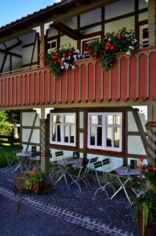 Cafe Im Hof- Bed & Breakfast Streufdorf Luaran gambar