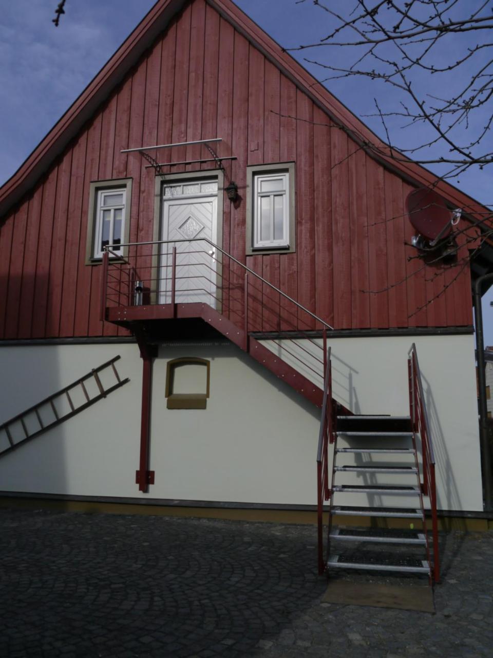 Cafe Im Hof- Bed & Breakfast Streufdorf Luaran gambar